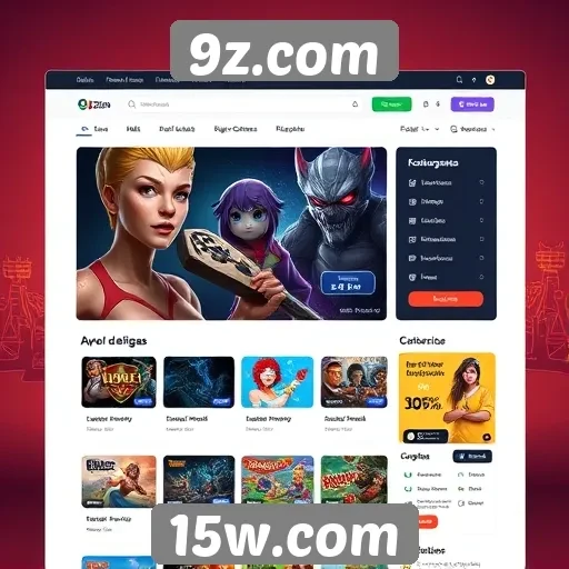 Análise da interface de usuário do 9z.com